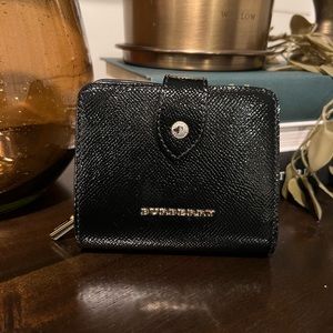 Burberry Small Black Patent Wallet